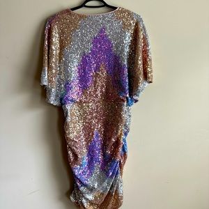 Rainbow Sequin Dress